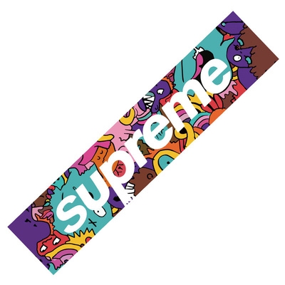 新品滑板贴饰背面双翘板舞板长纸板面贴纸防水贴画u装板个性潮流