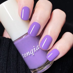 指甲油免烤持久不可剥紫色显白脚趾甲油夏天淡紫2021年网红新色女