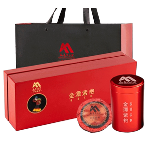 马边高山茶金潭紫袍精制老树红茶四川生态茶特级小罐送礼盒装249g