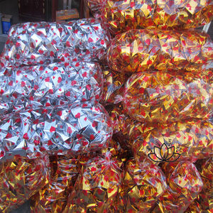 新品花小元装袋中袋号元宝袋宝元c宝装金条透明袋子桃心元宝袋红