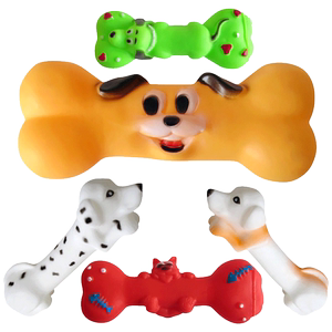 咪贝萌狗狗骨头玩具宠物狗磨牙棒耐咬发声幼犬小狗泰迪博美大狗金