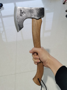 2222北欧俄罗斯战斧印第安jd战斧户外斧头子轴承钢夹钢手工锻打a.