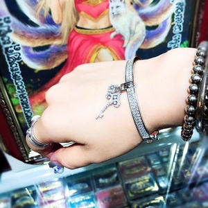 泰国佛牌真品阿赞姜凯纯银手镯包邮