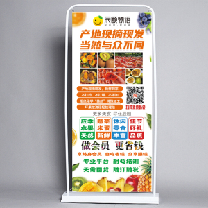 辰颐物语易拉宝