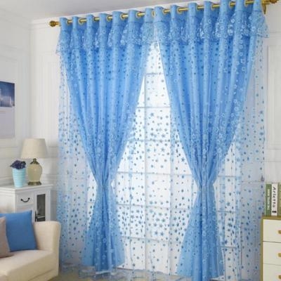 00无极限中国淘宝美式轻奢罗马帘窗帘飘窗餐厅客厅大厅渐变色窗纱纱