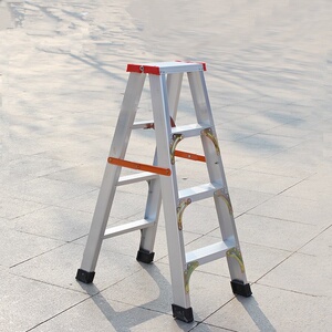 猫兹厨房15米便携短款阁楼楼梯三角梯仓库加厚折叠折叠人字梯