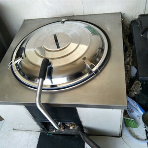 000人付款淘宝密封烧柴特大农村大锅无蒸汽锅盖家用传统排气炉灶烹饪