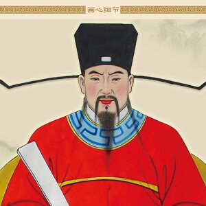 i来图定制订做宗祠家谱祖先画像祖宗官员人物挂画丝绸a卷轴2022