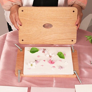 做干花树叶压花板押花器吸湿板植物标本自制作工具幼儿园神器套装