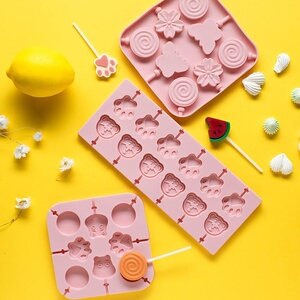 棒棒糖模具硅胶食品级麦芽糖酸奶棒制作的套装卡通多款自制家用