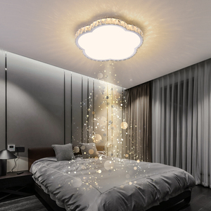 卧室灯led吸顶灯现代简约轻奢水晶2024年新款超薄主卧灯具房间灯