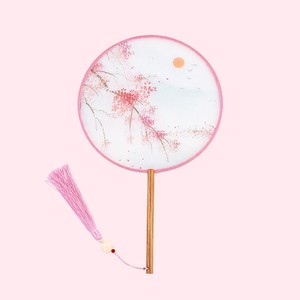 m女仙气折叠夏天汉服小团扇定制折扇荷包舞蹈小古风子随身学生扇i