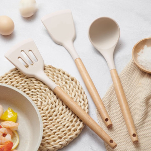 食品级硅胶铲子家用炒勺不粘锅专用炒菜硅胶锅铲耐高温婴儿辅食铲