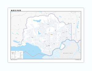 电子版 深圳市 福田区 行政区划 交通图 水系图 素材 文件 地图