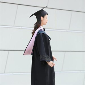 学位学士服大学租赁毕业礼服黑色管理学硕士工科幼儿园文学毕业袍