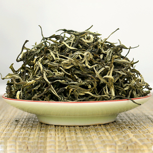 云南普洱生态绿茶散茶春尖特级银丝2022新茶炒青茶叶明前毛尖白毫