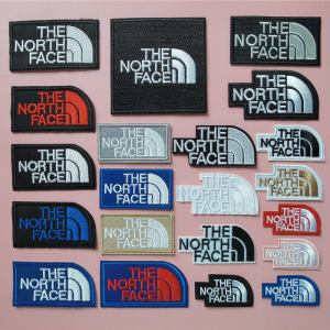 北面补丁贴羽绒服破洞修补衣服装饰徽章布贴棉服刺绣胸章标志贴花