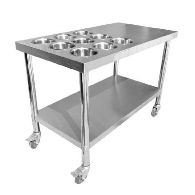 置商架凉拌菜f凉面多用凉粉售凉菜车子设备工作车推桌摆摊手推物