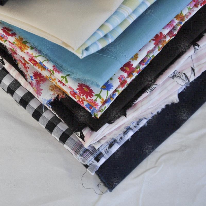 五大郎斜纹棉布纯棉布头布料论斤全棉碎大块布清仓包邮布按斤称重