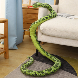 仿真蛇玩具草蛇模型蟒蛇玩偶毛绒玩具抱着睡觉儿童男孩子生日礼物