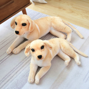 仿真狗玩偶假狗毛绒玩具金毛犬摆件中华田园犬小狼狗公仔动物道具