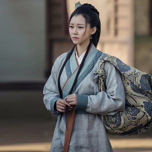 影视古装棉麻男汉服古装群演老百姓古装男书生服七仙女董永古装