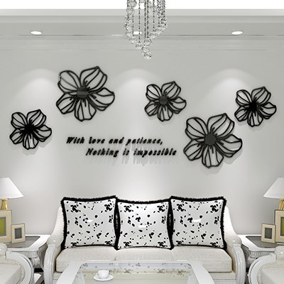 新品美容院3d立体墙贴装饰画美甲店服装店温馨婚房卧室内墙壁贴纸