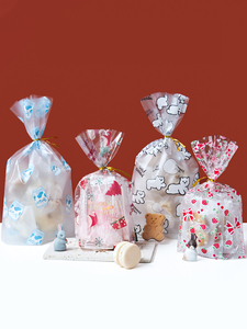 圣诞节糖果包装袋儿童小礼物袋幼儿园生日透明礼品袋情人节喜糖袋