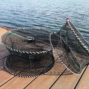 网捕蟹笼海用