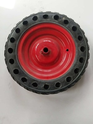 农哈哈玉米播种s机配件j实心地轮压地轮