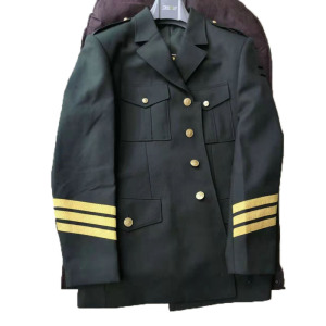 包邮男士女士橄榄松枝绿蓝色士官文工团礼宾服春秋演出单排扣礼服