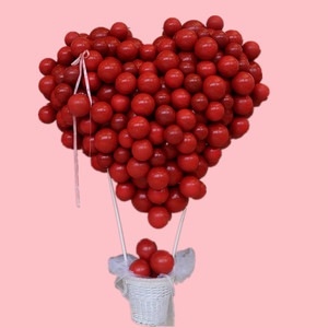 小红书ins风立体爱心形气球汽球少女 情人节浪漫惊喜求婚表白套餐