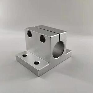 直线光轴支架轴承支撑座sk光杆固定座 直线光轴支撑座 立式轴支架