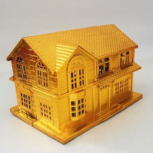 祭祀房子别墅黄金清明用品烧纸冥币纸钱金条元宝阴间房子楼房