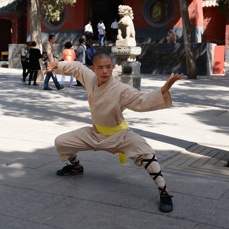 少林武僧服e少林寺衣服武术练功服装练棍法练武竹节服装僧服表演