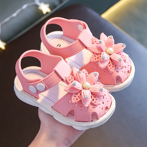 2022新款宝宝凉鞋13岁软底婴幼儿学步鞋夏季女童公主小女孩鞋子