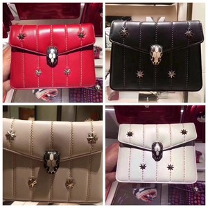 bvlgari/宝格丽女包serpenti蛇头八角星小方包单肩斜跨包anni