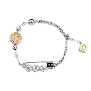 astar hades欧阳娜娜同款520礼物小众笑脸雏菊骰子情侣手链男女