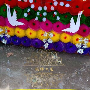 丧葬用品殡葬鹤白鹤仙鹤活灵泡沫白事用品纸扎纸祭祀房配件