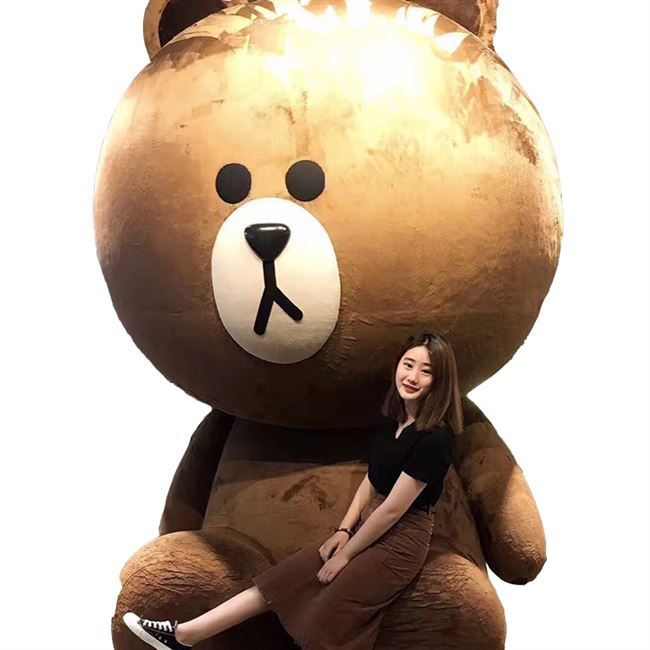 巨型3米4布朗熊公仔