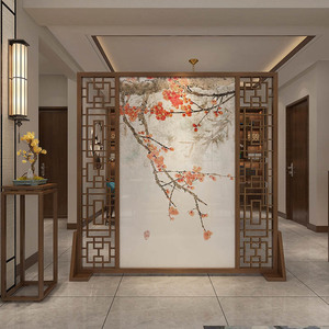 新品式屏风隔断客厅进p门遮挡大厅卧室简约现代座户玄关别墅餐入