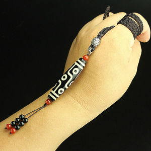 gey配饰天珠九眼自然龙眼自然手串项链天然原石男女款藏式真品网