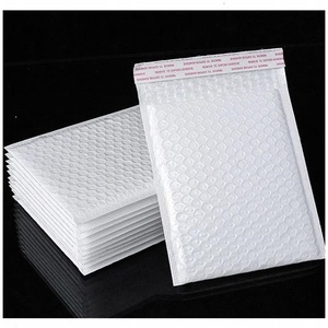 白色复合珠光膜气泡袋服装袋快递打包气泡膜信封袋亮光复合