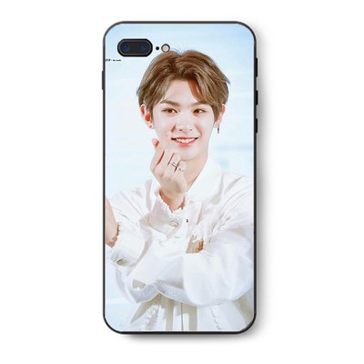 定制手机壳适用justin黄明昊苹果8小米vivox9华为nova2s4/oppoa3
