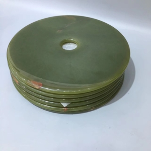 天然伊朗 古青玉平安扣摆件 玉璧圆环罗汉眼玄关客厅乔迁结婚礼物