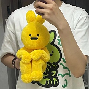 网红hangfook潮牌联名限量公仔绿色兔子毛绒玩具玩偶男女孩礼物