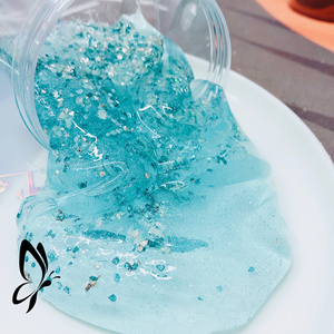 泥绿色史莱姆diy珍珠蓝色假水网红假水泥仙女9岁银河tb