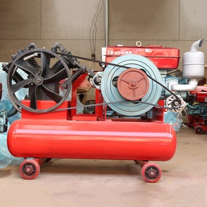 柴油空压机工业级户外大型四缸高压打气泵汽修流动补胎q空气压缩