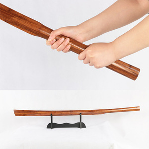 i剑道素桨素振居合专用船振棒加a重木刀身演练习健表船桨型素振木