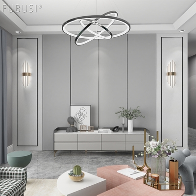 轻奢北欧硬包背景墙电视护墙板简约客厅沙发卧室床头软硬包墙高档